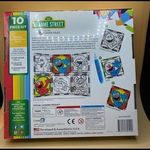 Sesame Street Magna Tiles Paint On Crayola Fun Kids STEM
